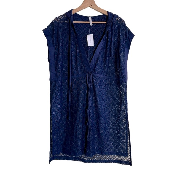 New MIA & TESS HEM COVERUP/HOODIE - Picture 1 of 9